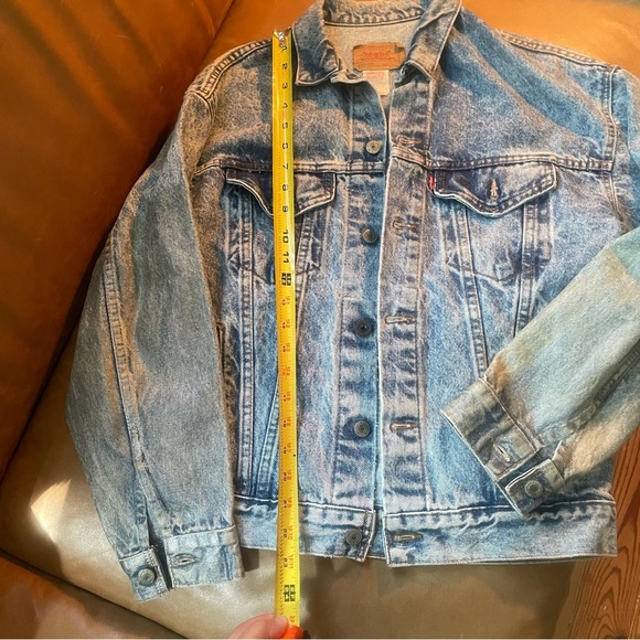 Vintage Levi’s Denim Trucker jacket made in the USA blue denim blue Jean 70s 80s - Picture 6 of 13